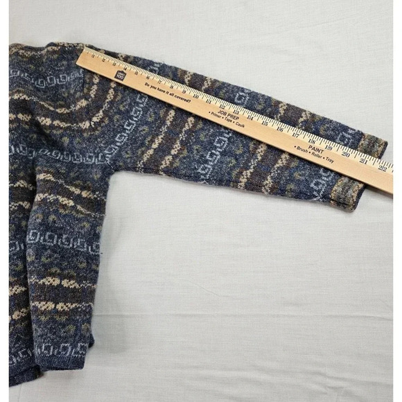 Vintage Wool Cardigan Women Small Sweater Silver Hook Closure Newton Trading Co. - Picture 11 of 12